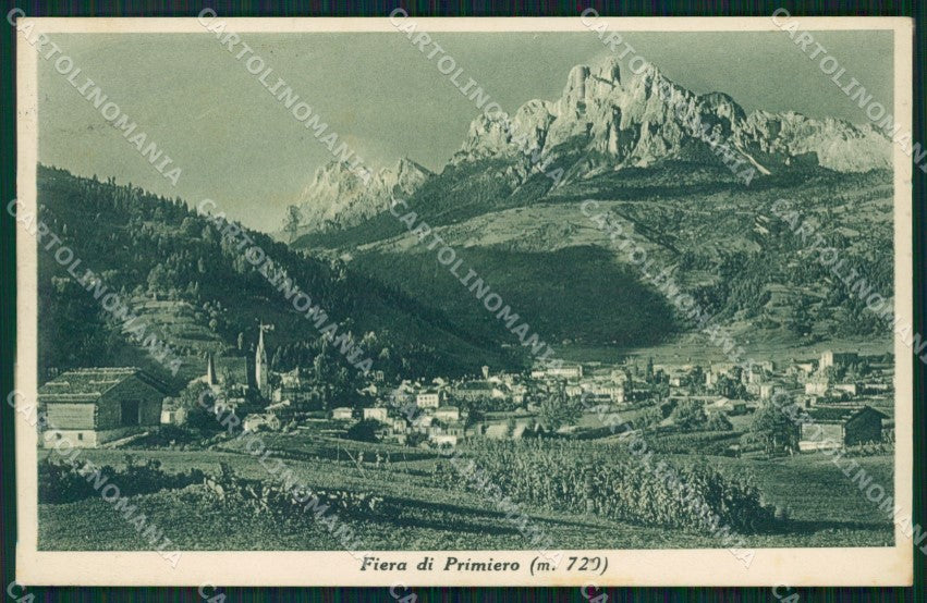 Trento Fiera di Primiero cartolina VK0584 – fronte