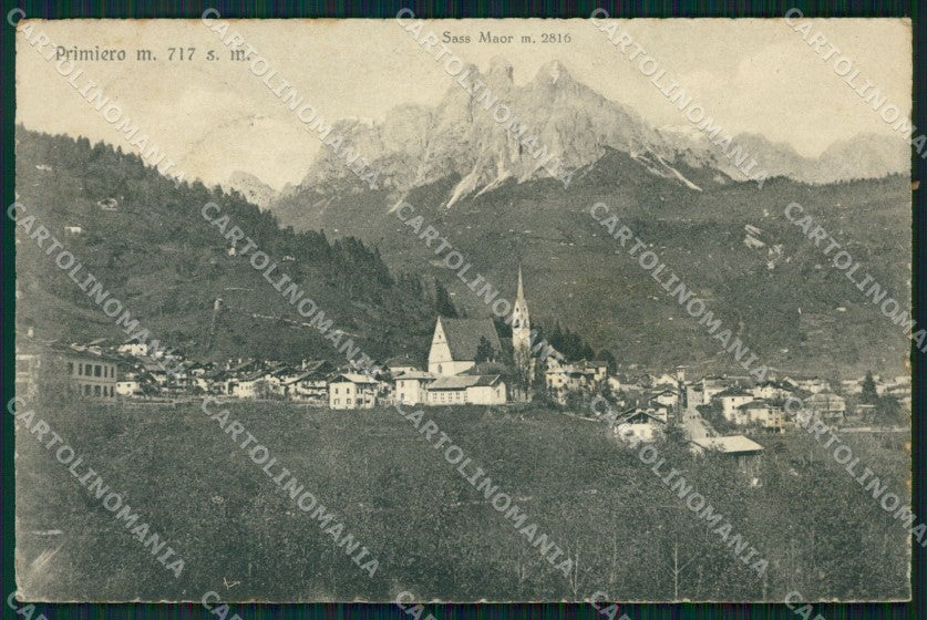 Trento Primiero Sass Maor cartolina VK0591 – fronte