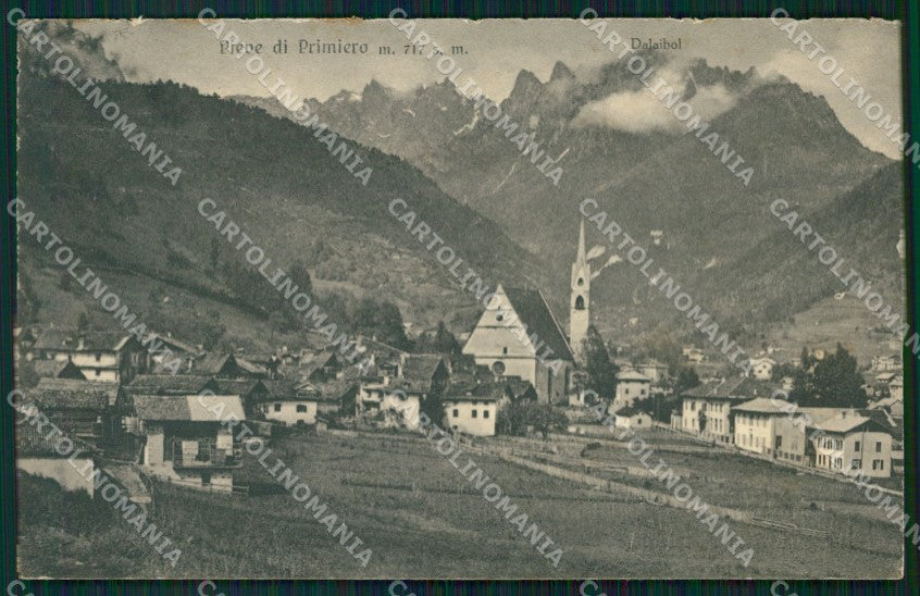Trento Fiera di Primiero cartolina VK0594 – fronte