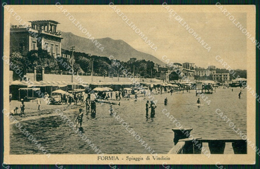 Latina Formia Spiaggia di Vindicio cartolina VK0601 – fronte