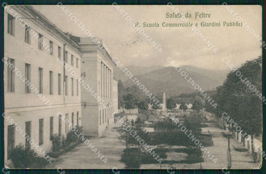 Belluno Feltre Scuole cartolina VK0608 – fronte