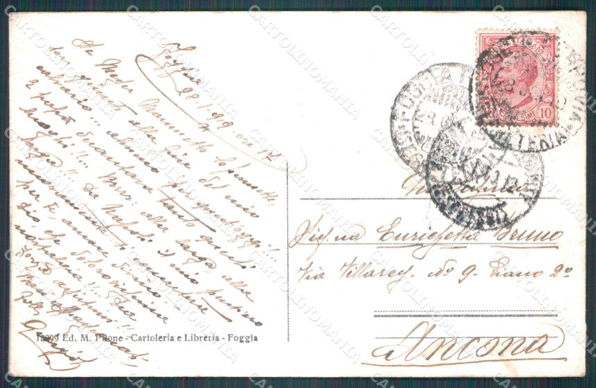 Foggia Città cartolina VK0610 – retro