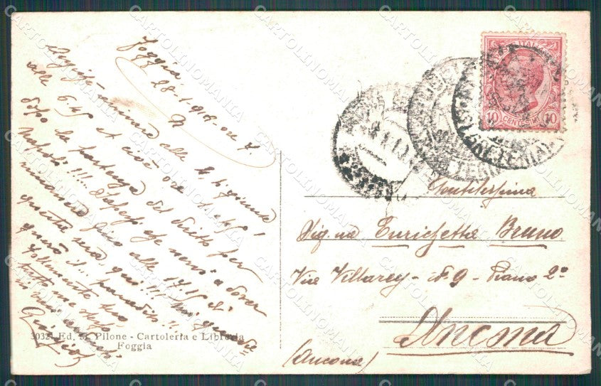 Foggia Città cartolina VK0612 – retro