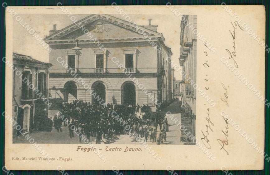 Foggia Città Teatro cartolina VK0614 – fronte