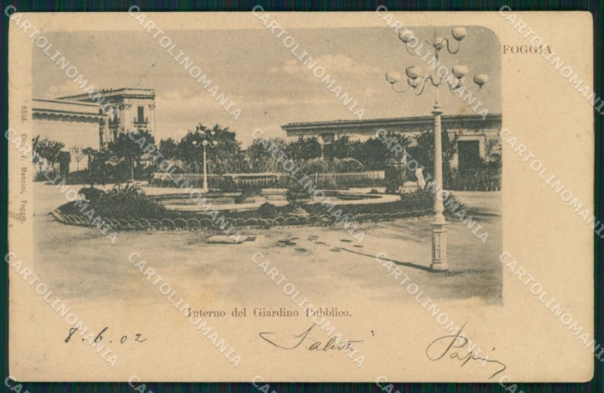 Foggia Città PIEGA cartolina VK0615 – fronte