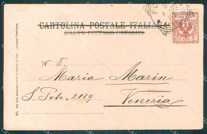 Foggia Città PIEGA cartolina VK0615 – retro