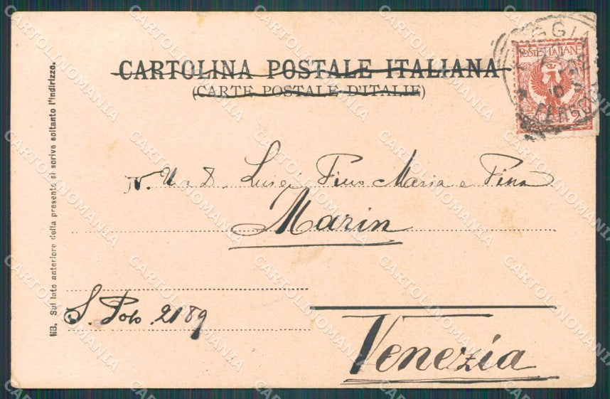 Foggia Città ANGOLINO STRAPPATO cartolina VK0618 – retro