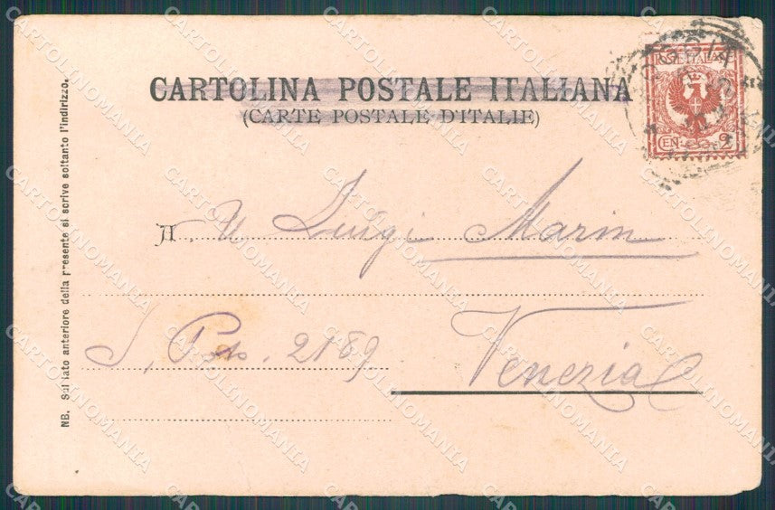 Foggia Città PIEGHINA ABRASA cartolina VK0619 – retro