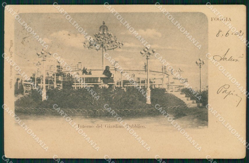 Foggia Città PIEGHINA cartolina VK0621 – fronte