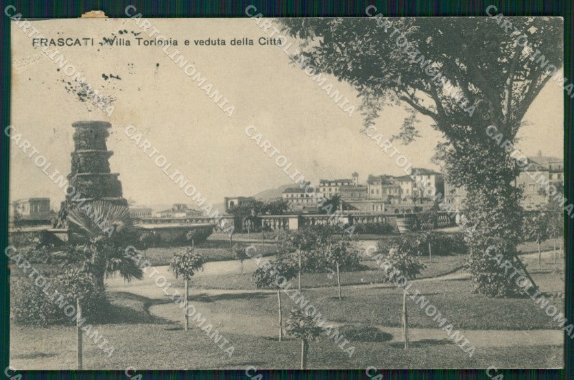 Roma Frascati Vialla Torlonia cartolina VK0625 – fronte