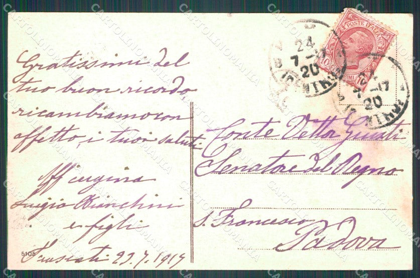 Roma Frascati Vialla Torlonia cartolina VK0625 – retro