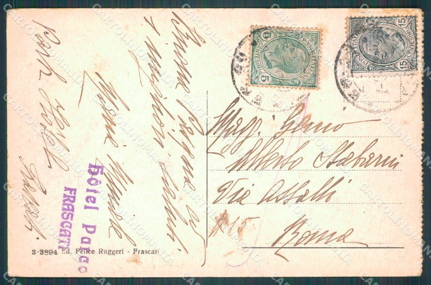 Roma Frascati cartolina VK0626 – retro