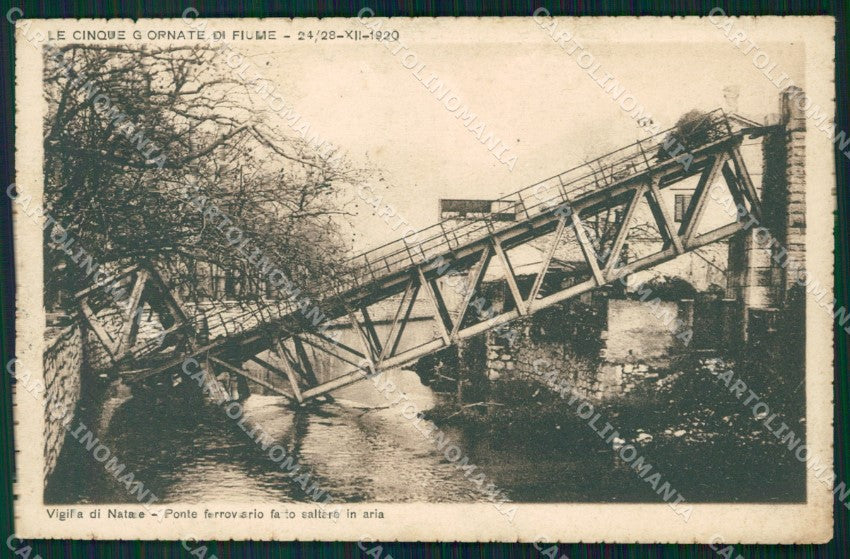 Croazia Fiume Cinque Giornate Rovine di Guerra cartolina VK0633 – fronte