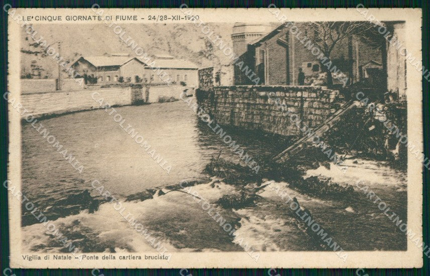 Croazia Fiume Cinque Giornate Rovine di Guerra cartolina VK0634 – fronte