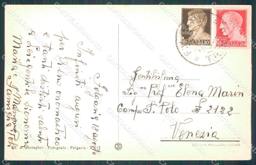 Trento Folgaria cartolina VK0642 – retro