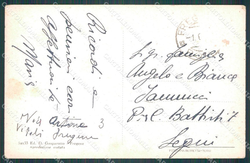 Roma Fregene cartolina VK0653 – retro