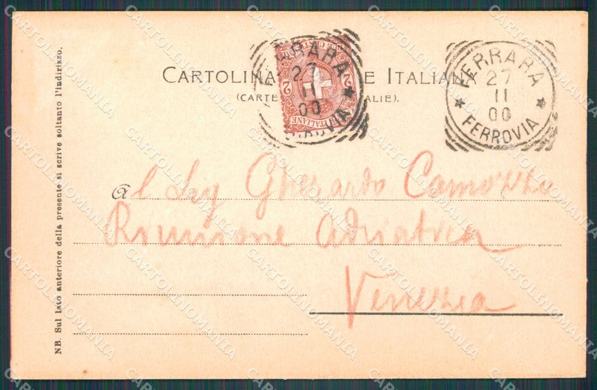 Ferrara Città cartolina VK0657 – retro