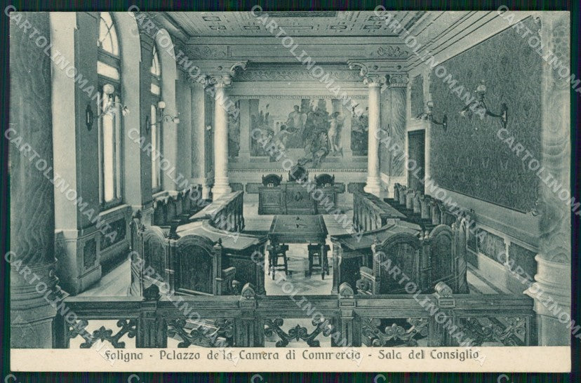 Perugia Foligno Camera Commercio cartolina VK0659 – fronte