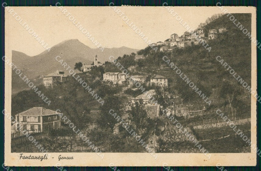 Genova Fontanegli cartolina VK0662 – fronte