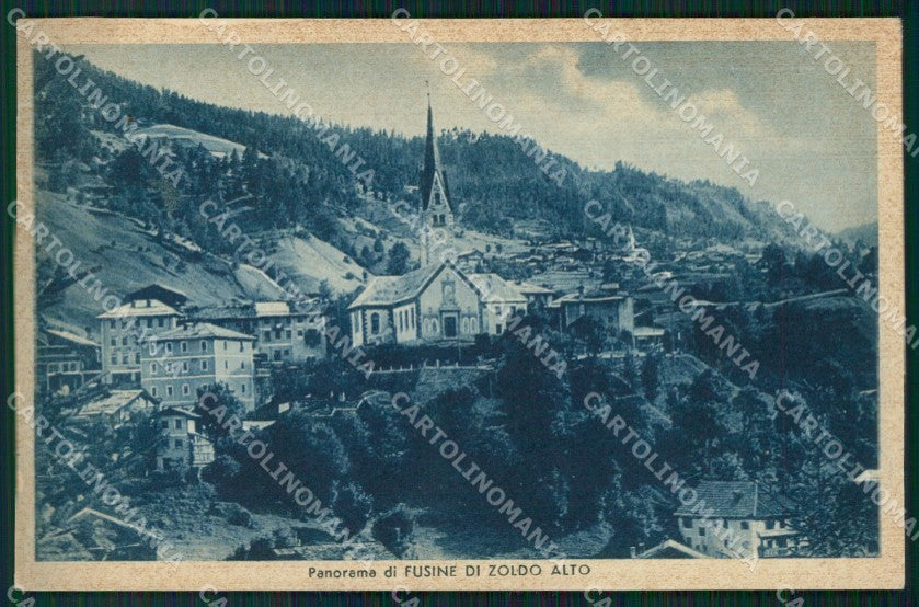 Belluno Zoldo Alto Fusine di cartolina VK0665 – fronte