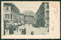 Genova Città Piazza Fontane Morose Carrozze cartolina VK0673 – fronte