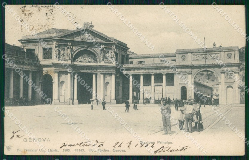 Genova Città Stazione Principe cartolina VK0680 – fronte