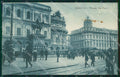 Genova Città Piazza De Ferrari PIEGHE FORI cartolina VK0707 – fronte