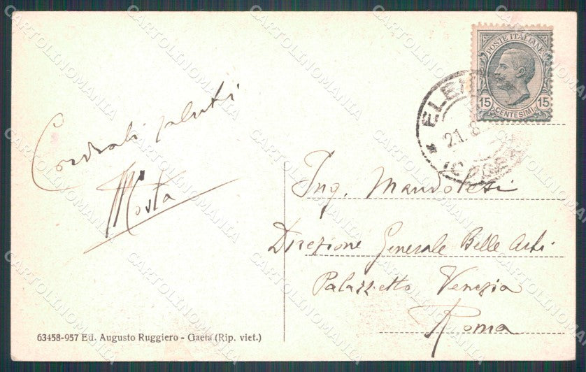 Latina Gaeta Collina della Catena cartolina VK0717 – retro