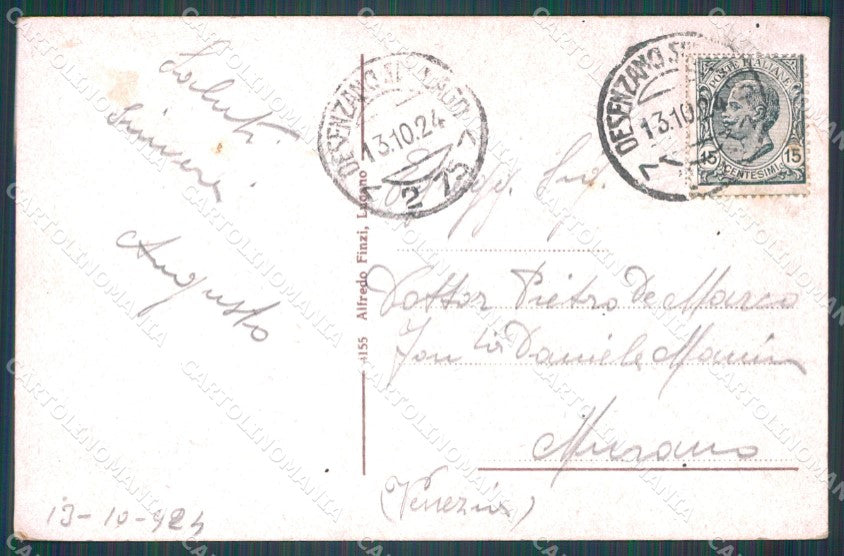Brescia Gardone Riviera Lgo di Garda cartolina VK0738 – retro