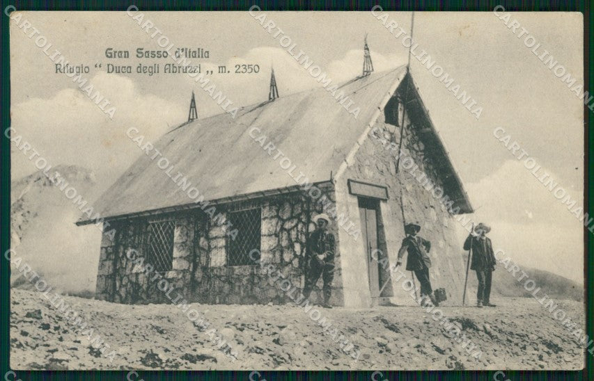L'Aquila Gran Sasso d'Italia Rifugio Duca degli Abruzzi cartolina VK0752 – fronte