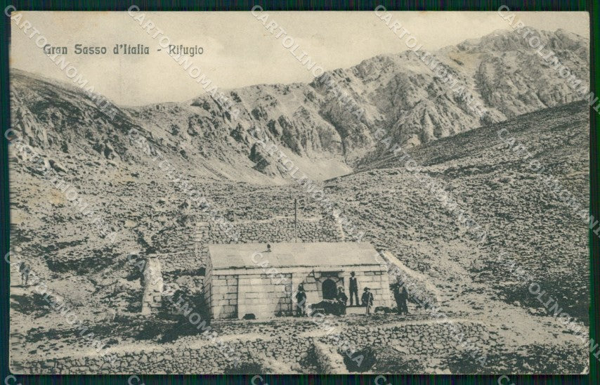 L'Aquila Gran Sasso d'Italia Rifugio Duca degli Abruzzi PIEGATA cartolina VK0753 – fronte