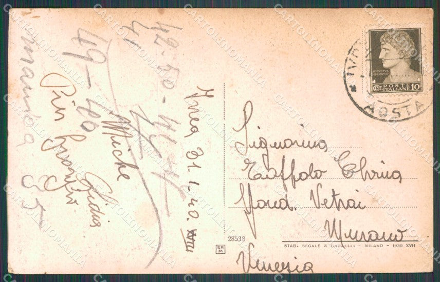 Torino Ivrea PIEGHINE cartolina VK0771 – retro