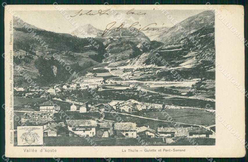 Aosta La Thuile cartolina VK0775 – fronte