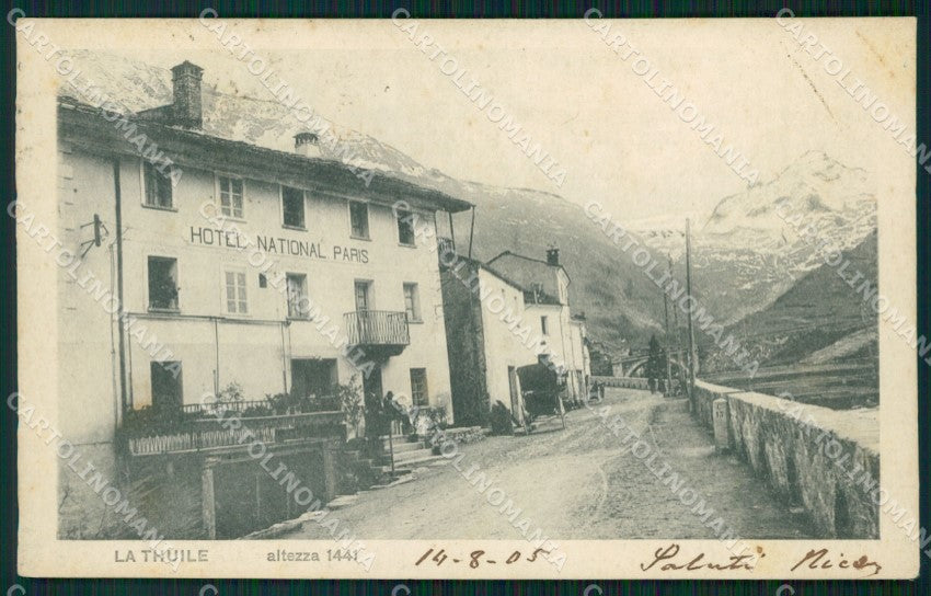 Aosta La Thuile cartolina VK0777 – fronte