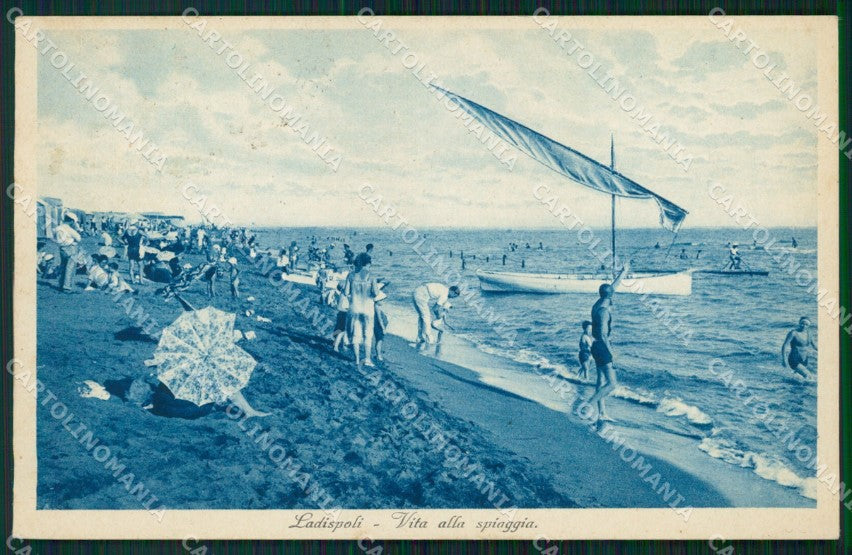 Roma Ladispoli Barca cartolina VK0811 – fronte