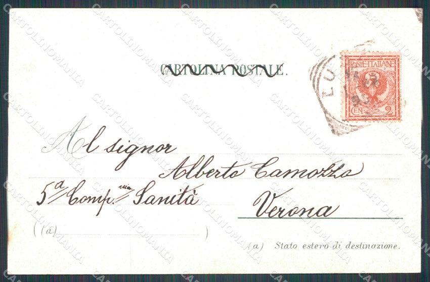 Lucca Città Garibaldi cartolina VK0821 – retro