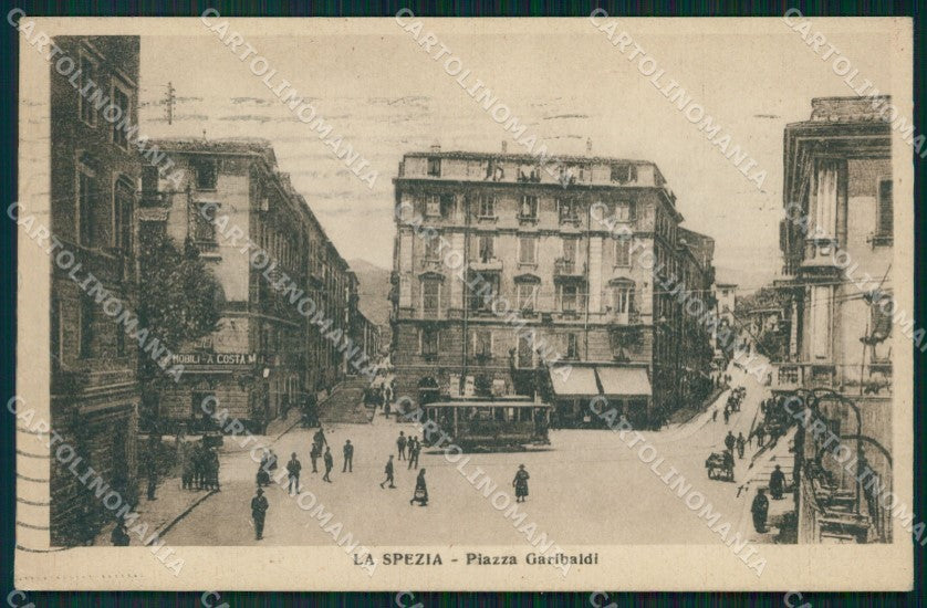 La Spezia Città Tram cartolina VK0828 – fronte