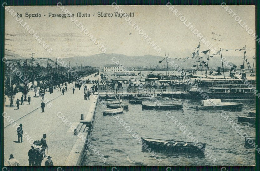 La Spezia Città Vaporetti cartolina VK0829 – fronte
