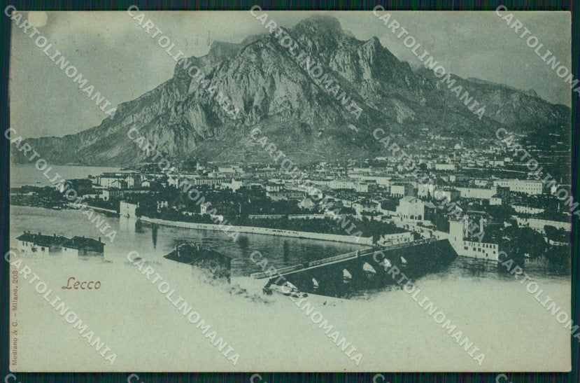 Lecco Città Chiaro di Luna cartolina VK0830 – fronte