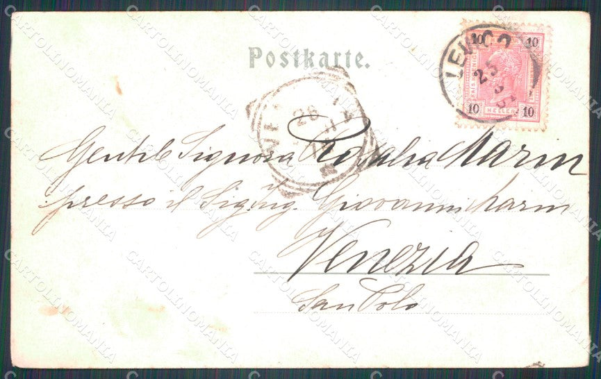 Trento Levico PIEGHINA cartolina VK0837 – retro