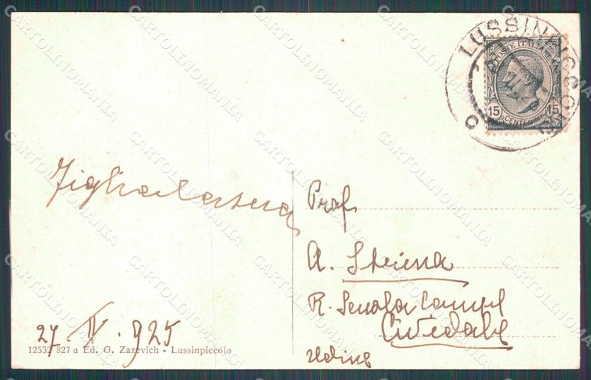 Croazia Lusino Lussinpiccolo cartolina VK0845 – retro