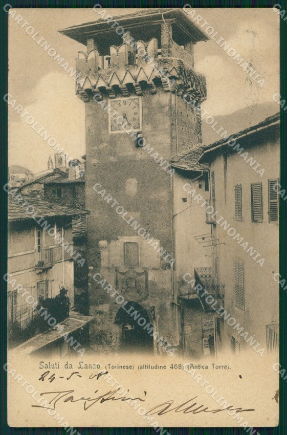 Torino Lanzo Torinese cartolina VK0855 – fronte