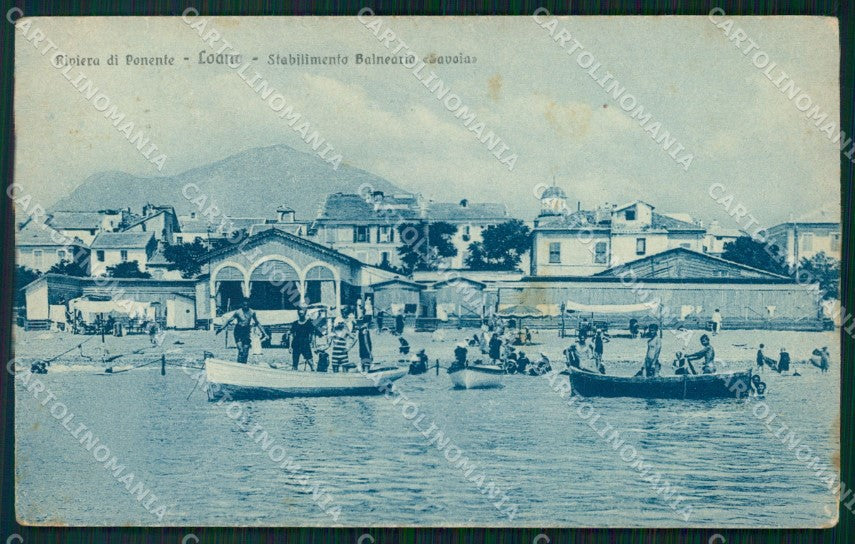 Savona Loano Barche PIEGHE cartolina VK0858 – fronte