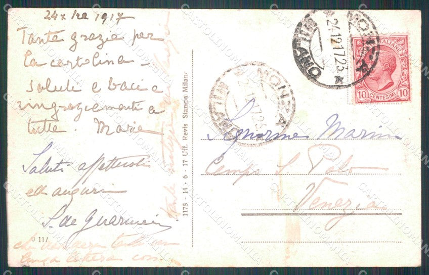 Milano Monza Fiume Lambro cartolina VK0864 – retro
