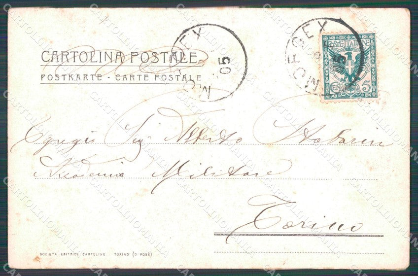 Aosta Morgex cartolina VK0885 – retro