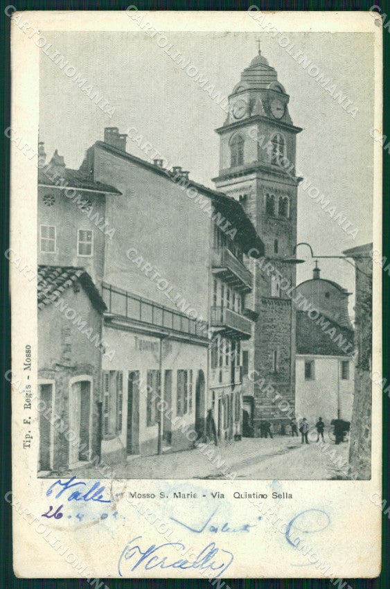 Biella Valle Mosso Santa Maria cartolina VK0888 – fronte