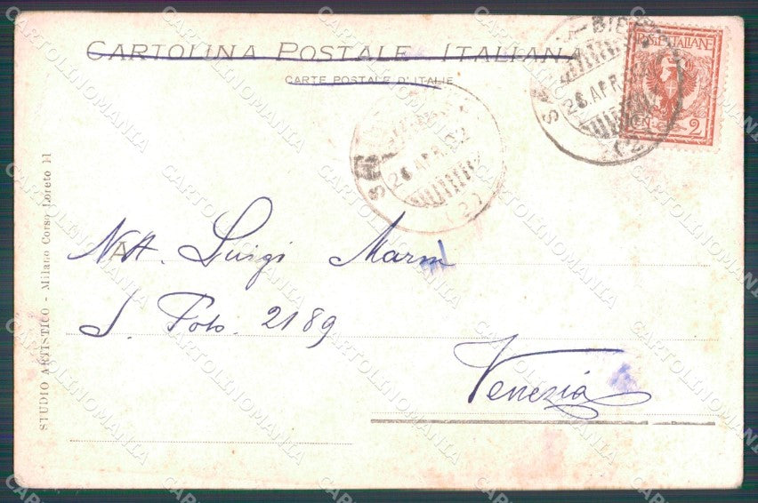 Biella Valle Mosso Santa Maria cartolina VK0888 – retro