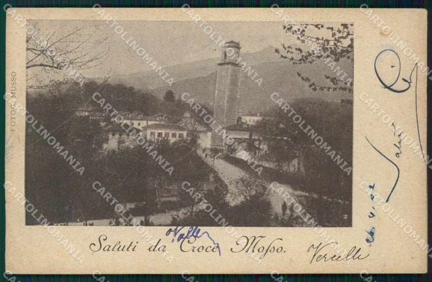 Biella Valle Mosso cartolina VK0889 – fronte