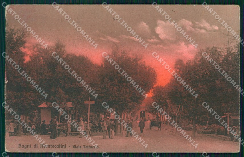 Pistoia Montecatini Bagni di STRAPPINO cartolina VK0898 – fronte