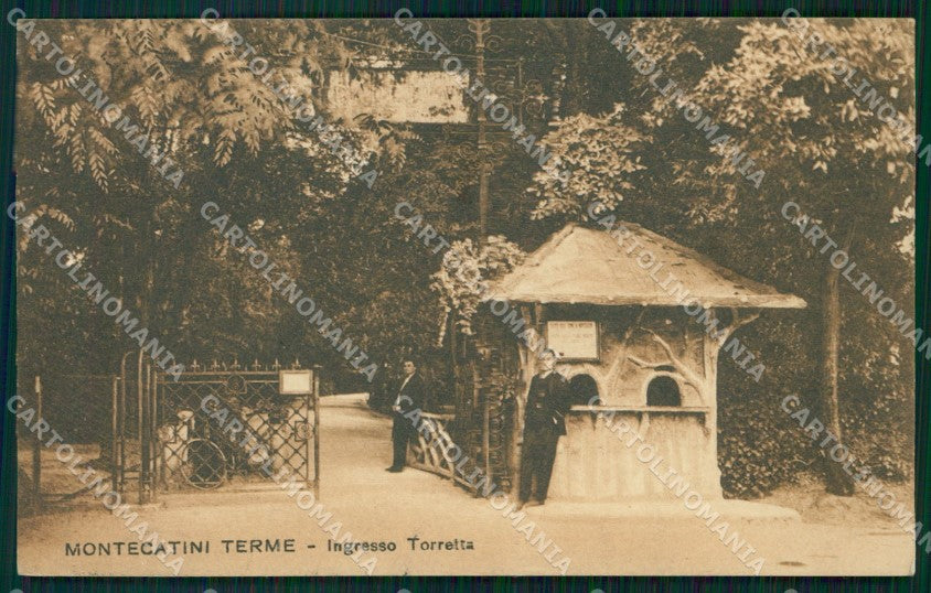 Pistoia Montecatini Terme Stabilimento Torretta cartolina VK0899 – fronte